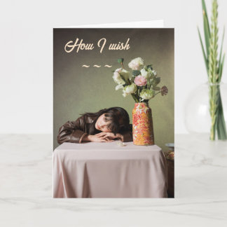WISHING AND MISSING CARD