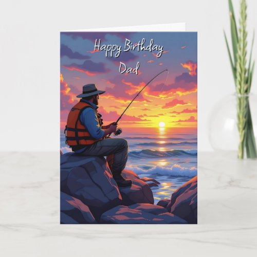 Wishing Dad a Happy Birthday | Fishing at Sunset