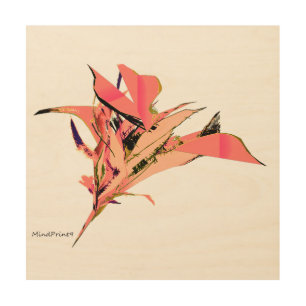 Wishing Flower Wood Wall Art