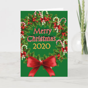 Wishing Happy Holiday Decorative Christmas Tree