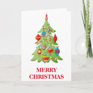 Wishing Happy Holiday Decorative Christmas Tree