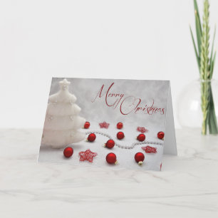 Wishing Happy Holiday Decorative Christmas Tree Card