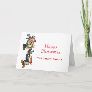 Wishing Happy Holiday Dwarfs Funny Christmas Card