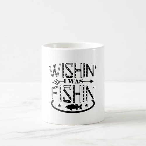 Wishing I Was Fishing Coffee Mug