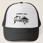 WISH I WAS FISHING ! TRUCKER HAT
