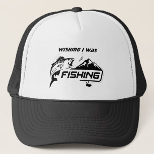 Anglers Fishing Themed Funny Slogan Trucker Hat, Zazzle