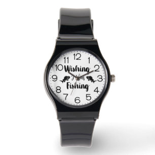Wishing I was fishing funny quote Watch