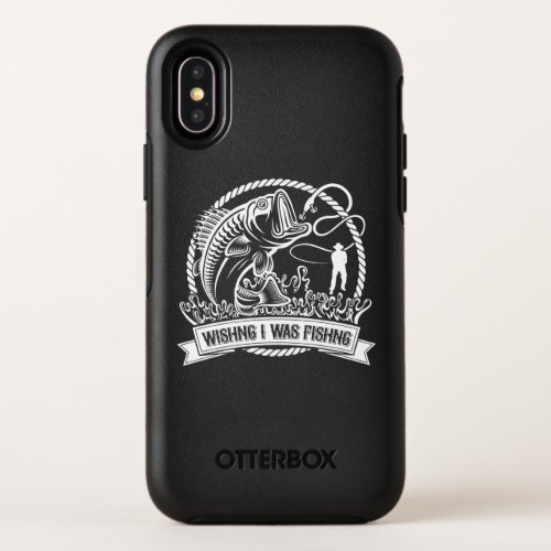Wishing I Was Fishing OtterBox Symmetry iPhone XS Case