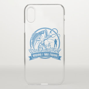 Wishing I Was Fishing iPhone X Case