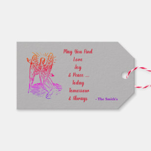 Wishing Love Joy Peace Gift Tags