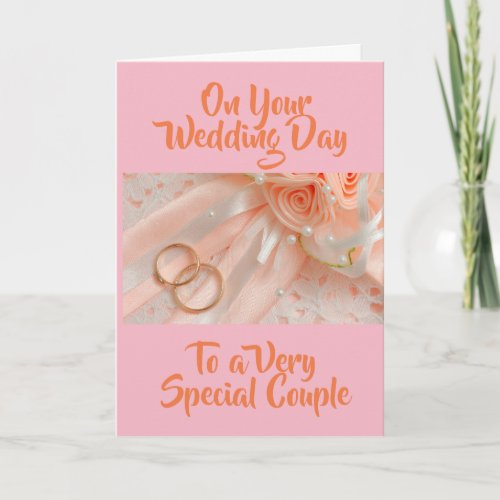WISHING LOVE TO SPECIAL NEWLYWEDS CARD