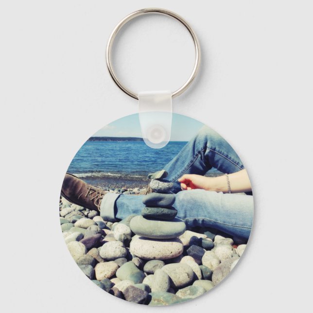 Wishing Rocks Keychain (Front)