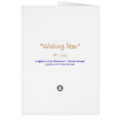 "Wishing Star" - #1 Aida; RhubarbStreet (Back)