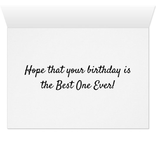 WISHING THE BEST TO MY **BEST FRIEND** BIRTHDAY (Inside Horizontal (Bottom))