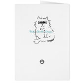 Wishing Upon A winter Star Greeting Card (Back)