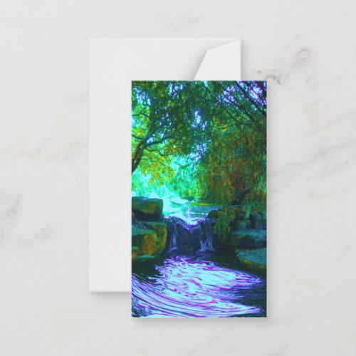 wishing waters business card template