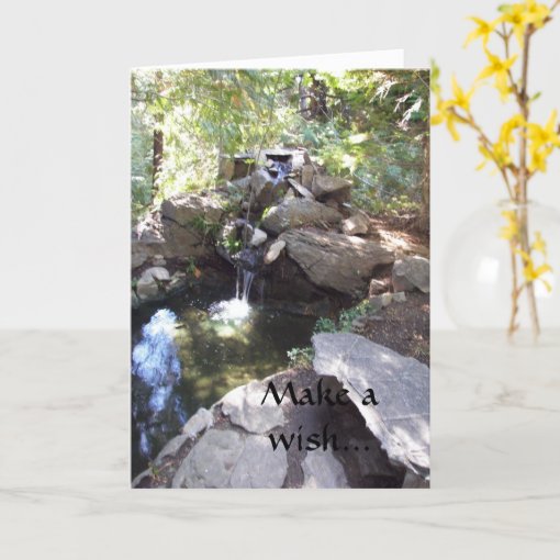 Wishing Well Birthday Card | Zazzle