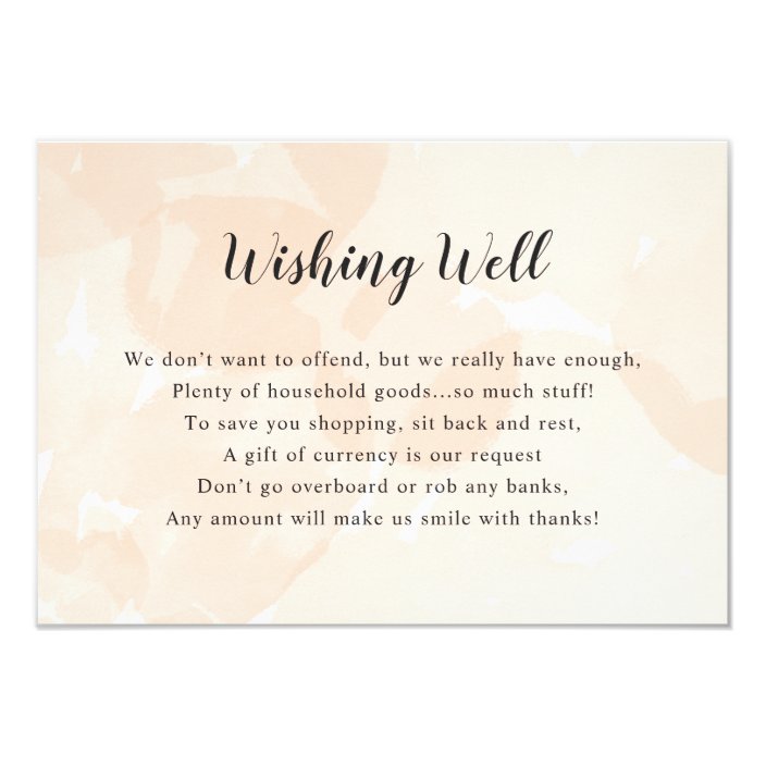 Wallpaper Wishing Well Bridal Shower Peach Watercolor Invitation Zazzle Com HD