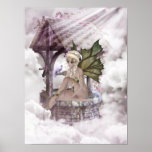 Wishing Well Faerie Poster