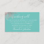 Wishing Well For Wedding Invitation Honeymoon Gift<br><div class="desc">In a world brimming with possibilities and joyous unions, FlorenceK has crafted yet another masterpiece set to become the harbinger of happiness and the messenger of dreams nurtured in love. Presenting the Wishing Well For Wedding Invitation Honeymoon Gift Card, exclusively designed by the maestros at FlorenceK and available only on...</div>