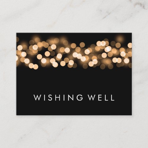 Wishing Well Gold Hollywood Glam Enclosure Card