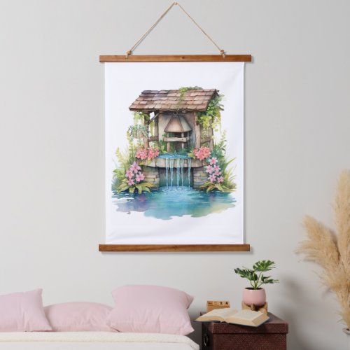 Wishing Well Hanging Tapestry