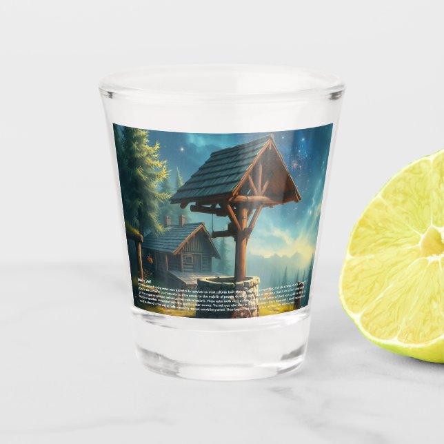 Wishing Well Shot Glass (Front)