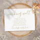 Wishing Well Signature Script Gold Wedding Enclosure Card | Zazzle