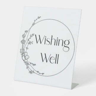 Wishing Well Wedding Sign