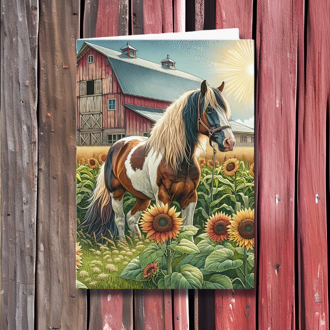 Wishing you a Beautiful Day Friend | Pretty Horse Card (Creator Uploaded)