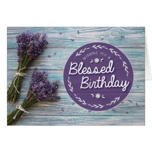 Wishing you a Blessed Birthday Cards