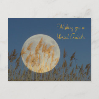Wishing you a blessed Imbolc Postcard