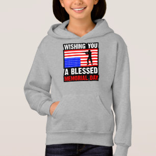 Wishing You A Blessed Memorial Day Hoodie