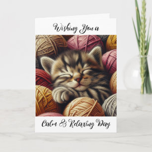 Wishing you a Calm and Relaxing Birthday Card
