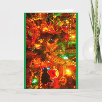 Wishing You A Christmas That's Merry & Bright! Holiday Card by MortOriginals at Zazzle