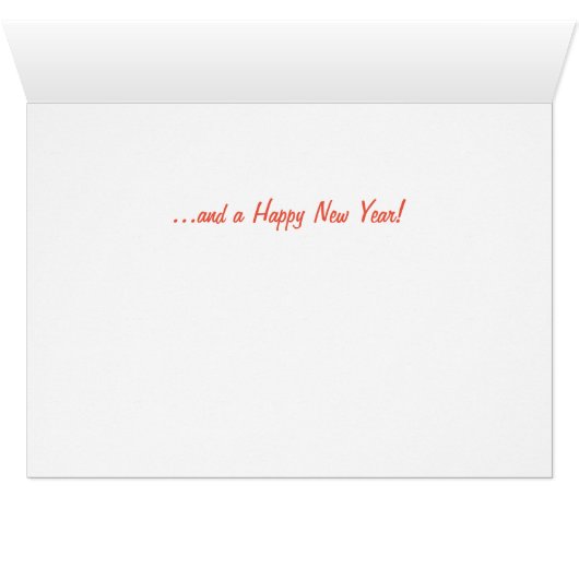 Wishing You A Classic Antique Car Christmas Card (Inside Horizontal (Bottom))