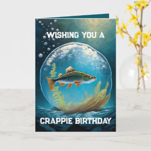For brother-in-law, Fishing jokes birthday card, Zazzle