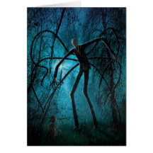 Wishing You a Creepy Day personalized Slender Man