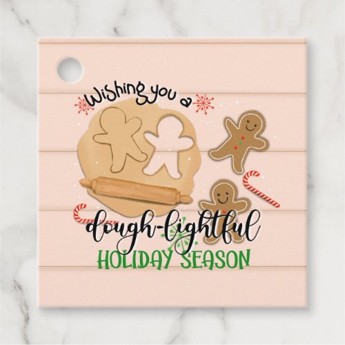 wishing you a dough_lightful holiday season ginger favor tags