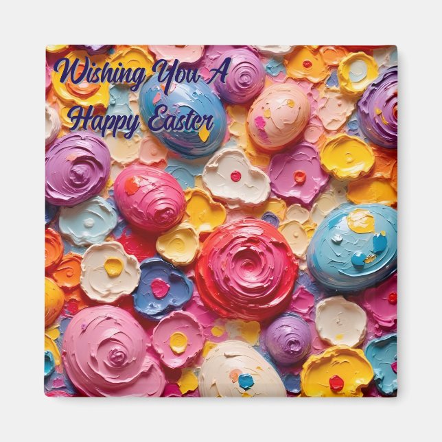 Wishing You A Happy Easter ~  Magnet (Front)