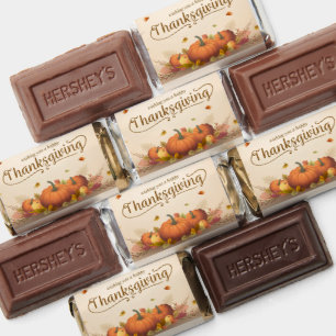 Wishing You a Happy Thanksgiving Hershey's Miniatures