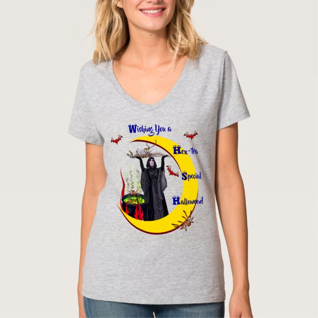 Wishing You a Hex-tra-Special Halloween T-Shirt (Front)