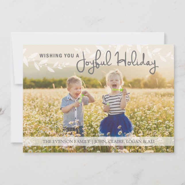 Wishing you a Joyful Holiday (Front)