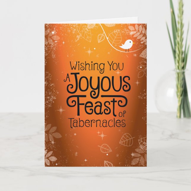 Wishing You A Joyous Feast Greeting Card (Front)