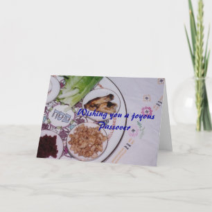 Wishing you a joyous Passover Card