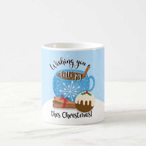wishing you a latte joy this Christmas coffee Cera Coffee Mug
