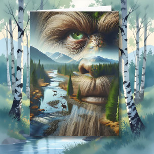 Wishing You a Legendary Birthday Bigfoot Card