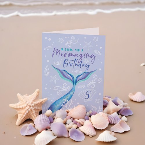 Wishing You a Mermazing Birthday Under The Sea Card