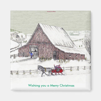 Wishing you a Merry Christmas... Magnet