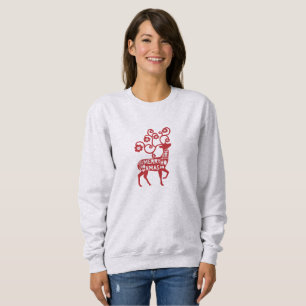 Wishing you a Merry Christmas Reindeer Sweatshirt
